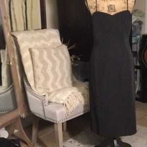 Black midi Susan Lucci dress